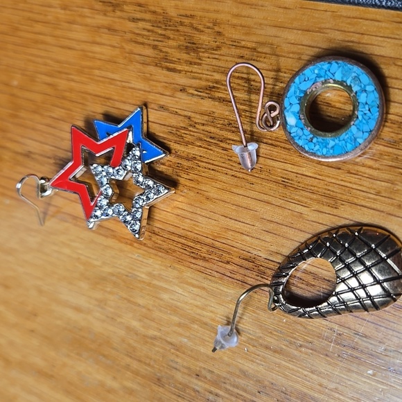 Set of Three Stylish Earrings Bundle - Picture 10 of 16